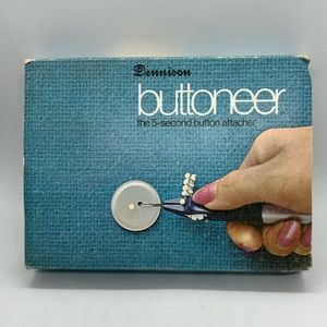 Buttoneer Kit Vintage Button Attacher